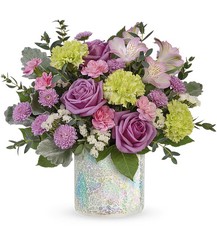 Teleflora's Irresistible Iridescence Bouquet from Krupp Florist, your local Belleville flower shop